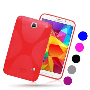 Мягкий гелевый силиконовый чехол для Samsung Galaxy Tab 4 7,0 