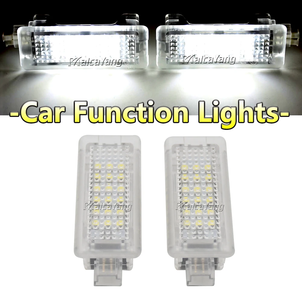

For Mercedes Benz ML-Class W166 E-Class C207 A207 White LED Car Under Door Courtesy Lights Footwell Warning Lamp Canbus No Error