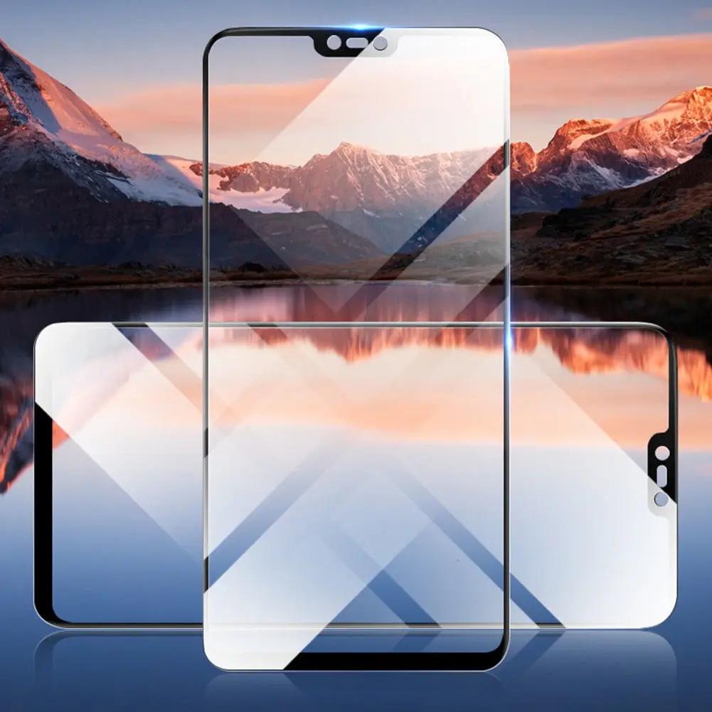 

Black 1+6T Super Thin 0.3mm 3D Curved Tempered Glass Screen Protector Full Cover For Smartphone