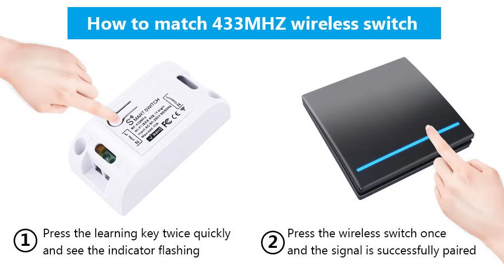 SMATRUL Tuya Smart Life APP push Wi-Fi переключатель светильник AC 110 В 220 В RF 433 МГц настенный DIY релейный таймер модуль Google Home Amazon Alexa