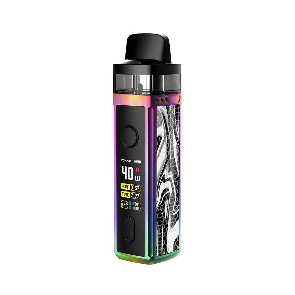 Rainbow lnk Испания! VOOPOO VINCI Mod Pod Vape комплект с аккумулятором 1500mAh и 5,5 мл Pod вейп-комплект электронной сигареты против Drag Nano/Drag 2 - Цвет: Rainbow lnk