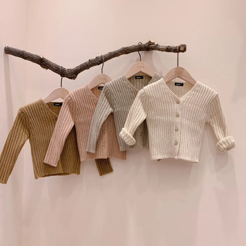 

Свитер, Одежда для девочек, зимняя одежда для маленьких девочек, теплый свитер для детей, вязаный хлопковый розовый свитер для малышей на ос...