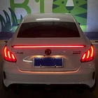 Автомобильный светодиодный задний спойлер, спойлер на крышу багажника, внешние части, стоп-сигналы для Mercedes Benz A C E S CL Class W204 W212, аксессуары