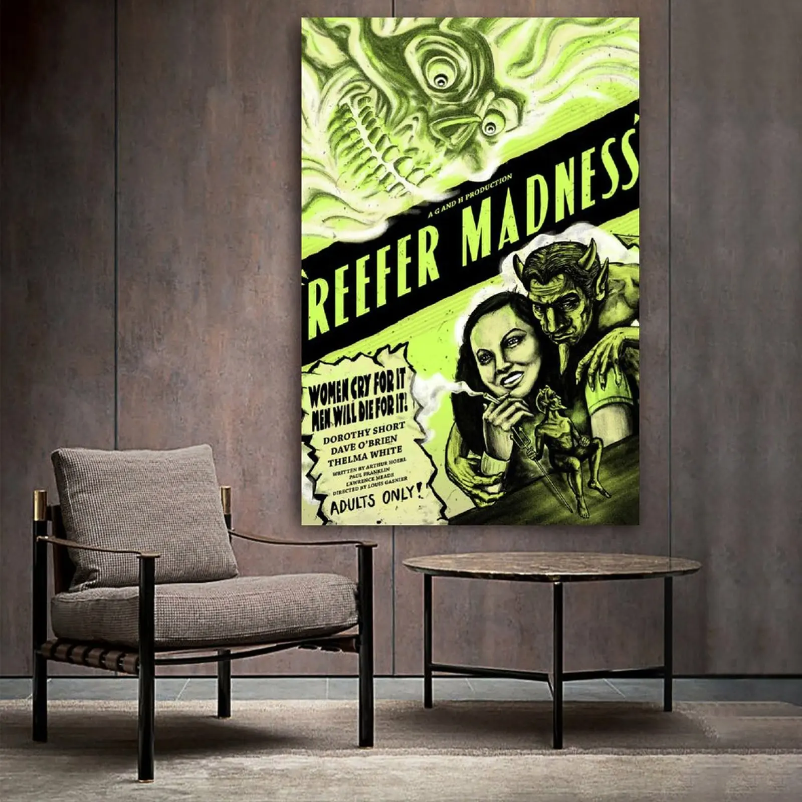 

Reefer Madness Art Movie Poster Canvas Poster Bedroom Decor Sports Landscape Office Room Decor Poster Gift
