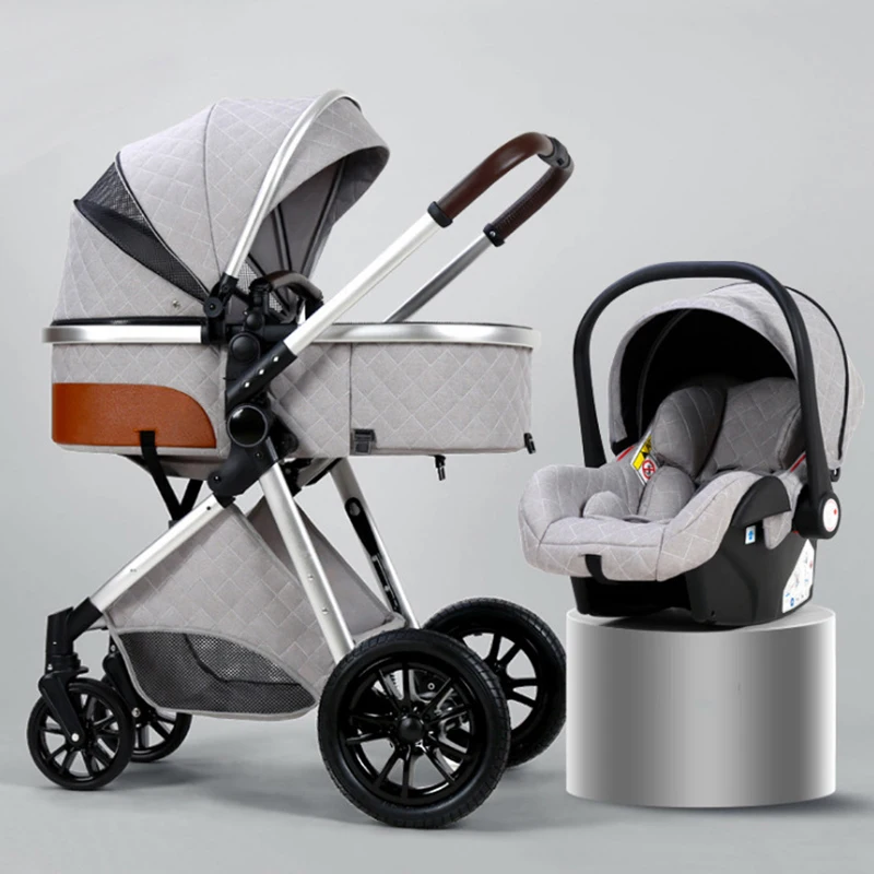 Explosive fashion baby stroller can sit and recline four-wheeled shock absorber must-have baby for travel