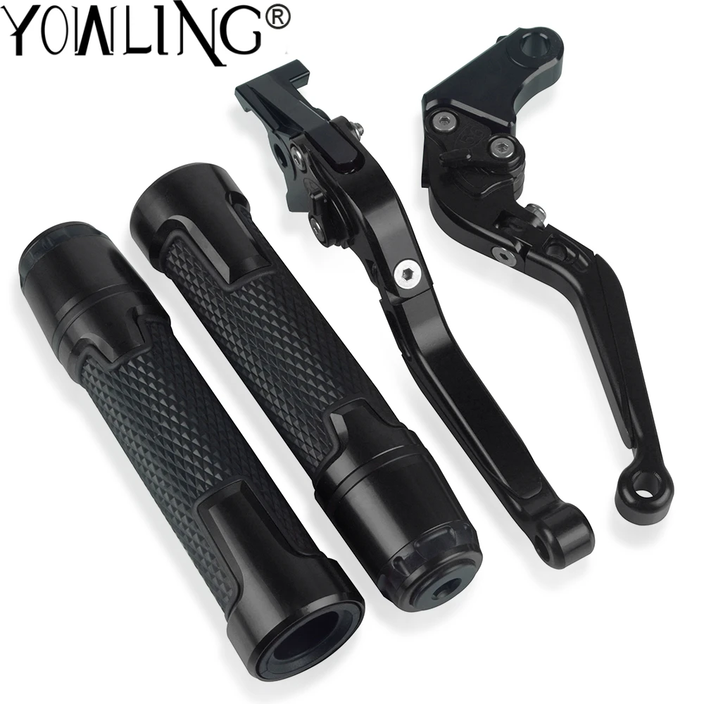 For 200 2012 2013 2014 2015 2016 2017 Motorcycle Accessories Extendable Brake Clutch Levers Handlebar Hand Grips ends | Автомобили и