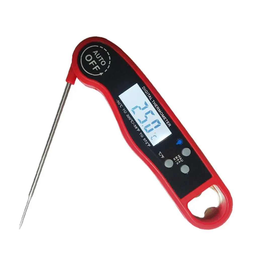 

Hot Digital Meat Thermometers Waterproof Instant Read Food Thermometer With Calibration For Kitchen Outdoor Cooking Grilling