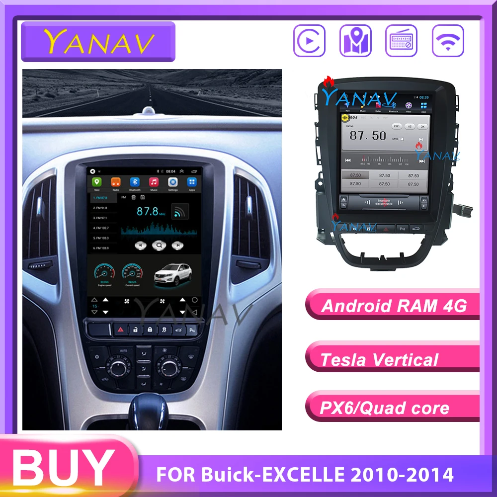 

Автомагнитола с DVD-плеером для Opel Astra J, Buick-EXCELLE Verano 2010-2014, стерео Мультимедийный проигрыватель с GPS-навигацией и android