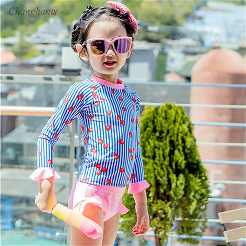 Купальник из двух частей для девочек 2 9 лет детский купальный костюм предметов с