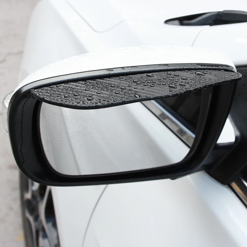2pcs Car Side Rear View Mirror Rain Eyebrow Visor Look Sun Shade Auto Accessories For Kia Rio Ceed Sportage Cerato Soul Sorento |