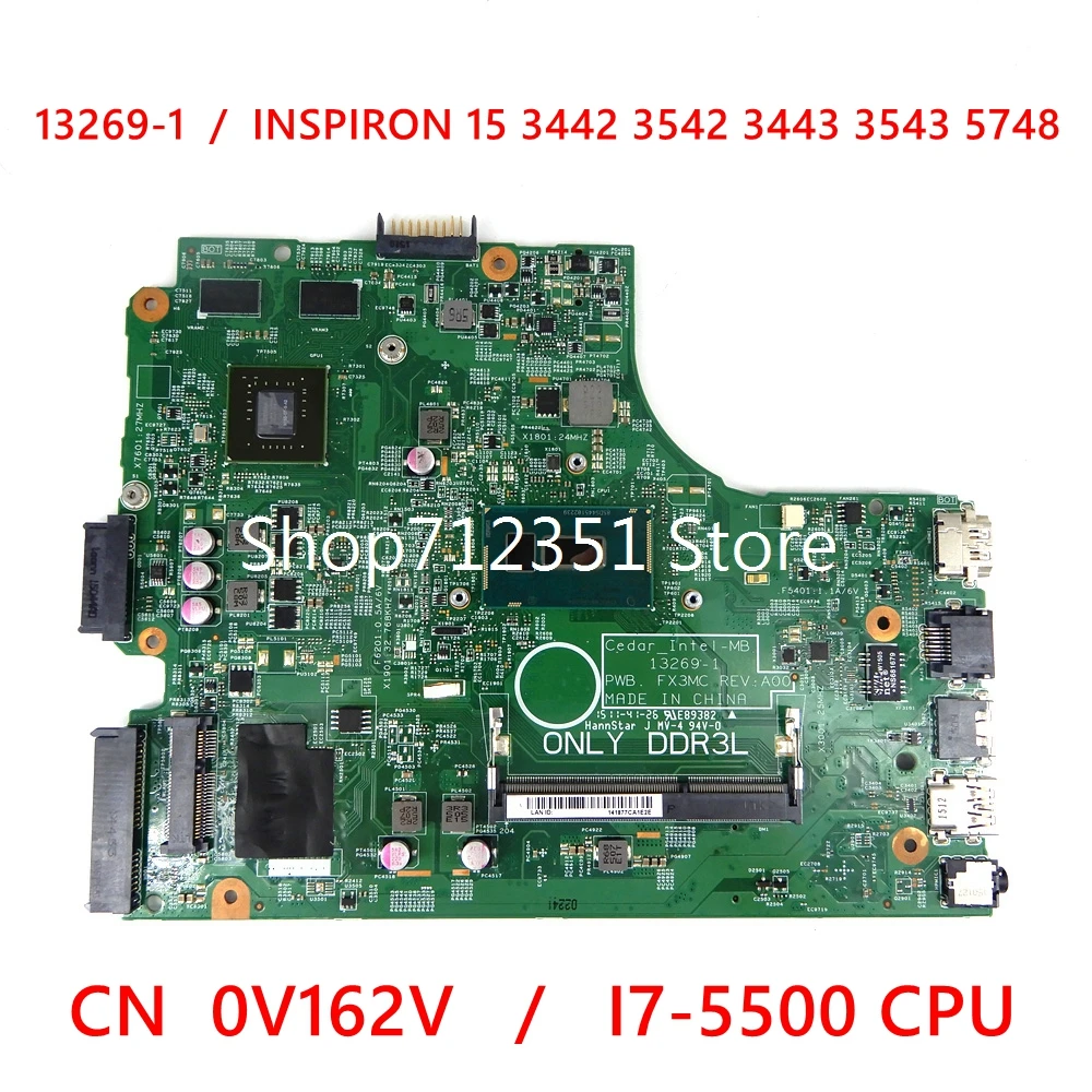 

Материнская плата для ноутбука DELL INSPIRON 15 13269 3442 3542 3443 3543
