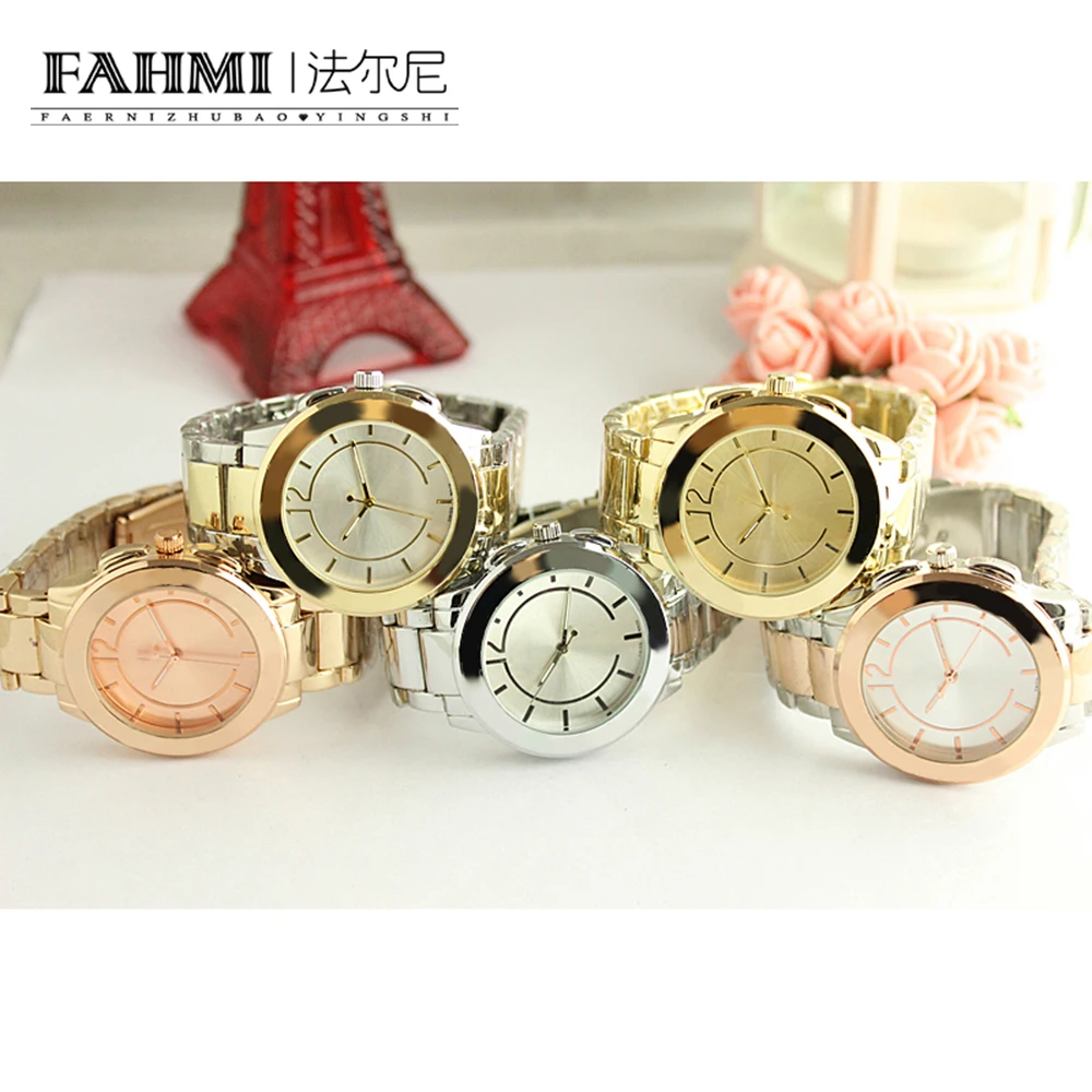 

2020 Alloy Fashion Business Exquisite Men and Women Couple Quartz Watch Rose Gold High Quality Original Jewelry Fashion Gift