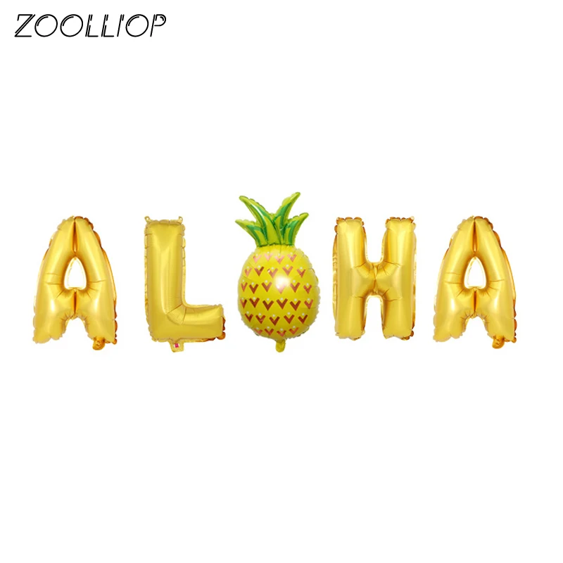 Лето для тропической Гавайской вечеринки вечерние Aloha баннер флаги гирлянда