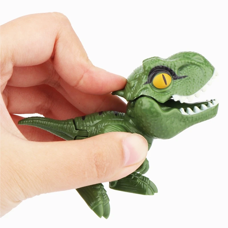 

4pcs Finger Dinosaur Egg Toy Creative Tricky Tyrannosaurus Model Dinosaur Toy