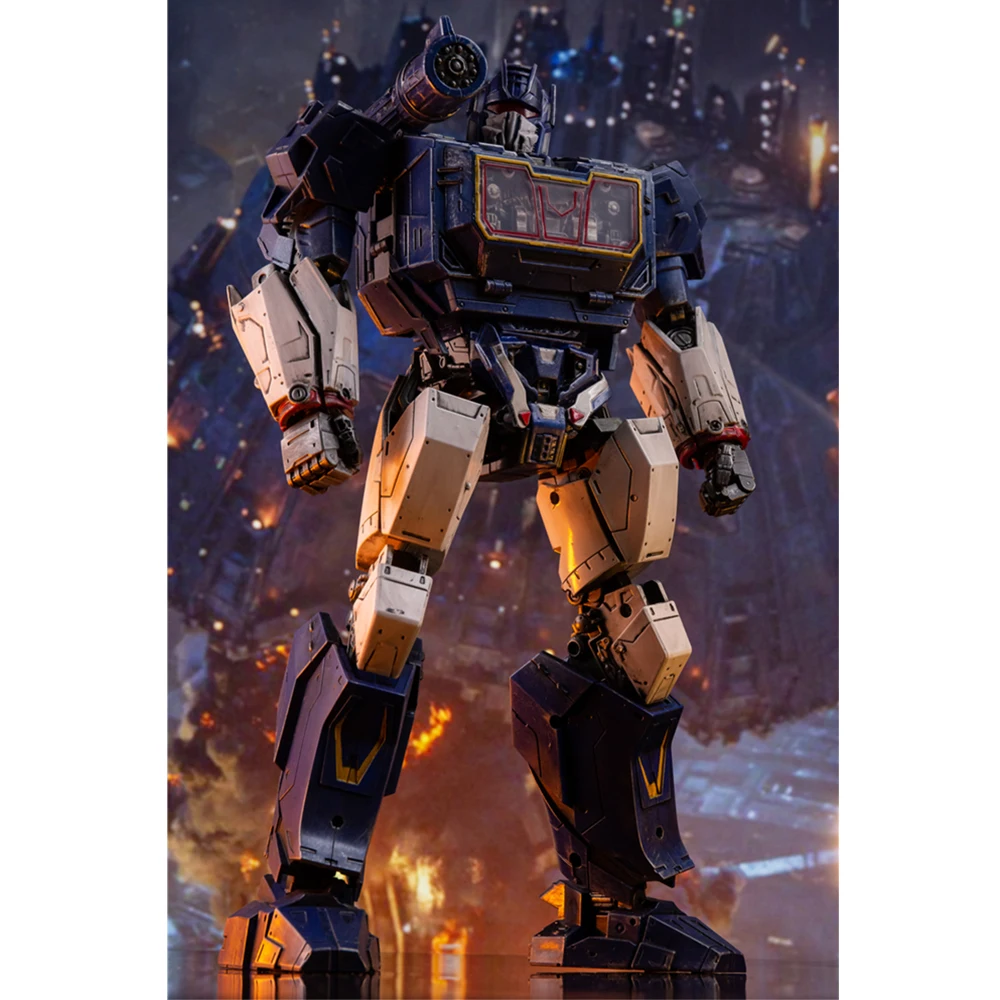 Экшн фигурка Thunder Warrior SX01 SX 01 02 Soundwave Blitzwing Plane с светильник кой Triplechanger G1 SPL55|Игровые