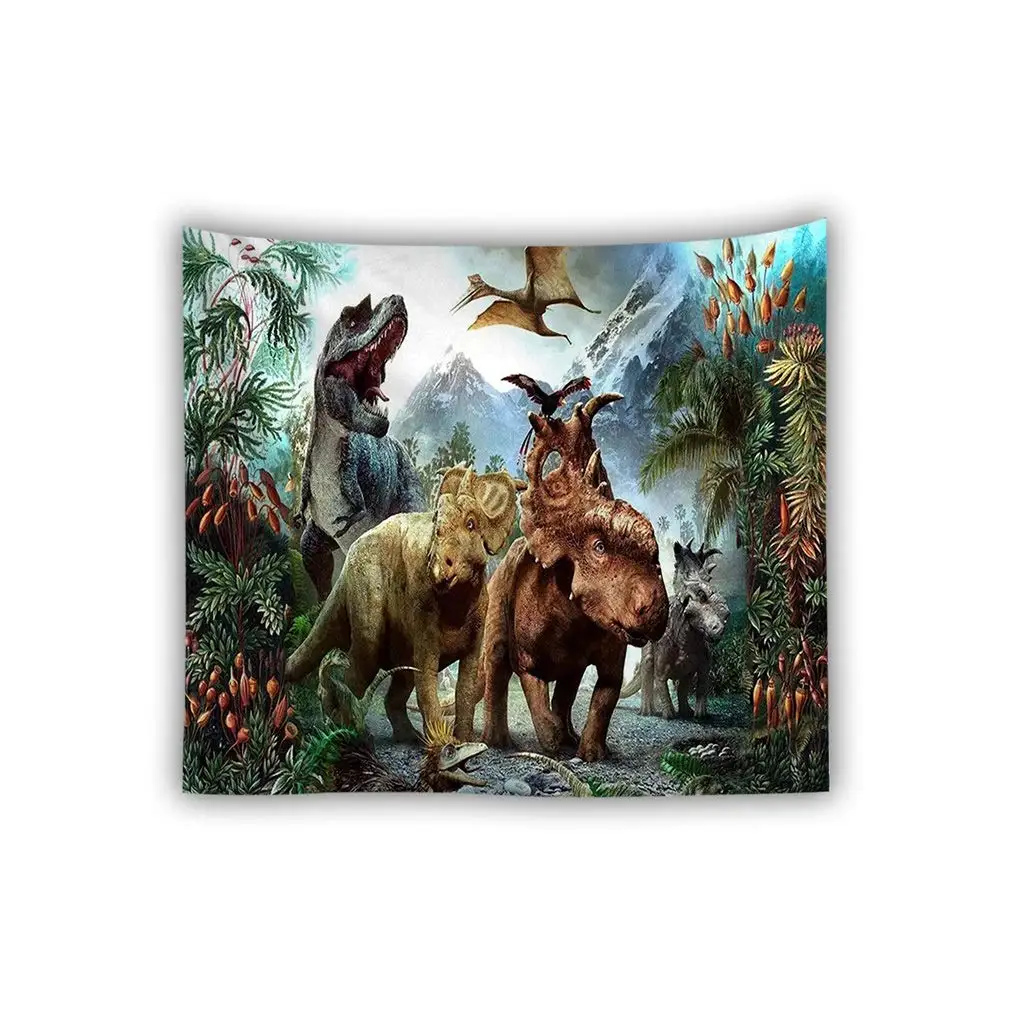 

Гобелен в виде динозавра для дома, стен, спальни, общежития