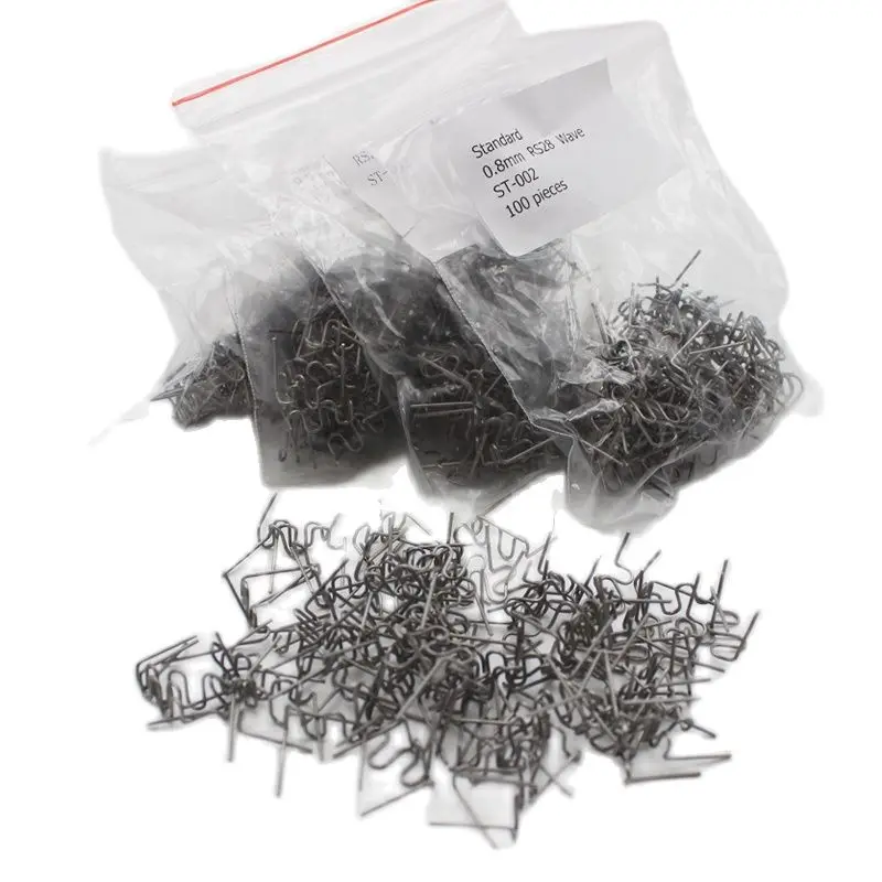 

500 шт. 0,8 мм волнистые бамперные паяльные скобы