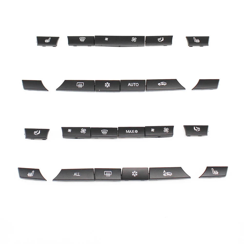 

LARBLL 11PCS 12PCS Key Caps Repair Kit A/C Heater Button Switch Cover 61319313923 fit for BMW 5 6 7 F10 F01 F12 F06 F07 F13