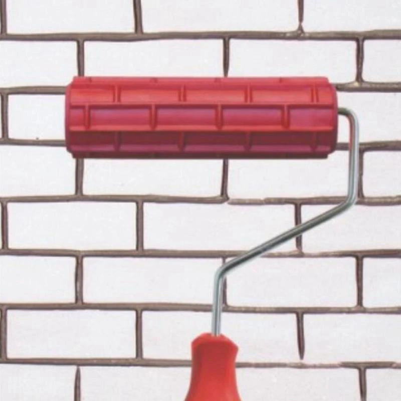 7 дюймов имитация кирпичного узора тиснение цилиндр краска для стен роликовые