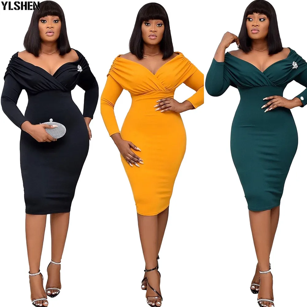 Размера плюс африканские платья для женщин богатые с рюшами Рождественская