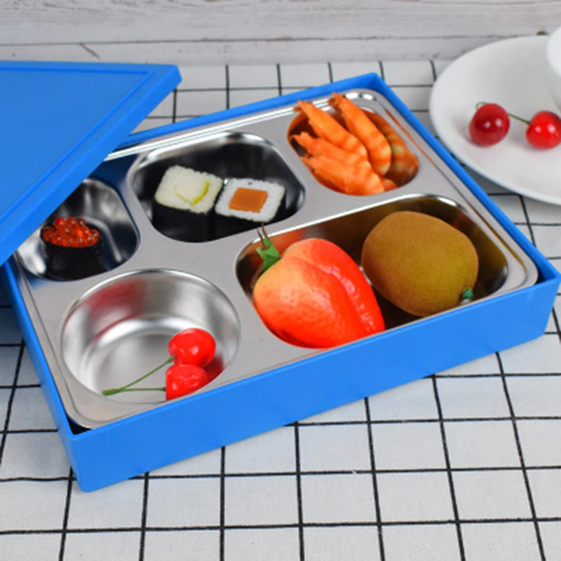 Коробка Bento из японской нержавеющей стали Ланч бокс закуска пищевой контейнер
