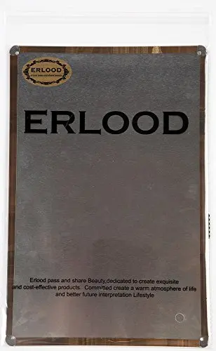 

ERLOOD Get Your Kicks Route 66 Metal Retro Wall Plaque Decor Vintage Tin Sign 12 X 8