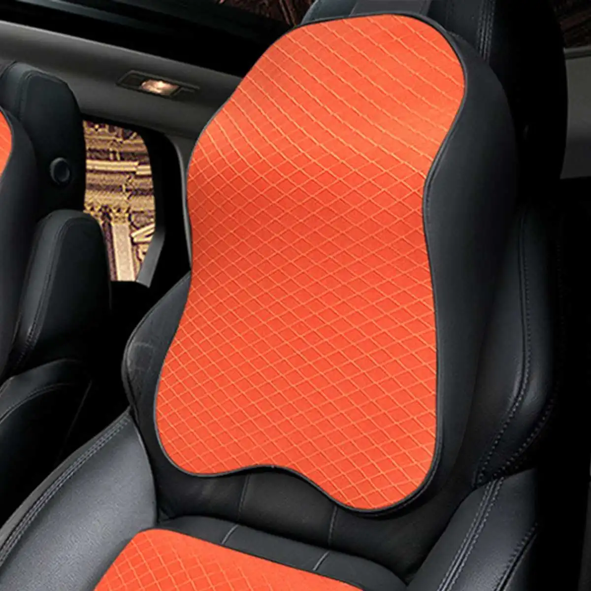 3D Memory Foam Car Neck Pillow Head Rest Soft Breathable Seat Headrest Pad Neck Rest Seat Headrest Accessories Massage Cushion