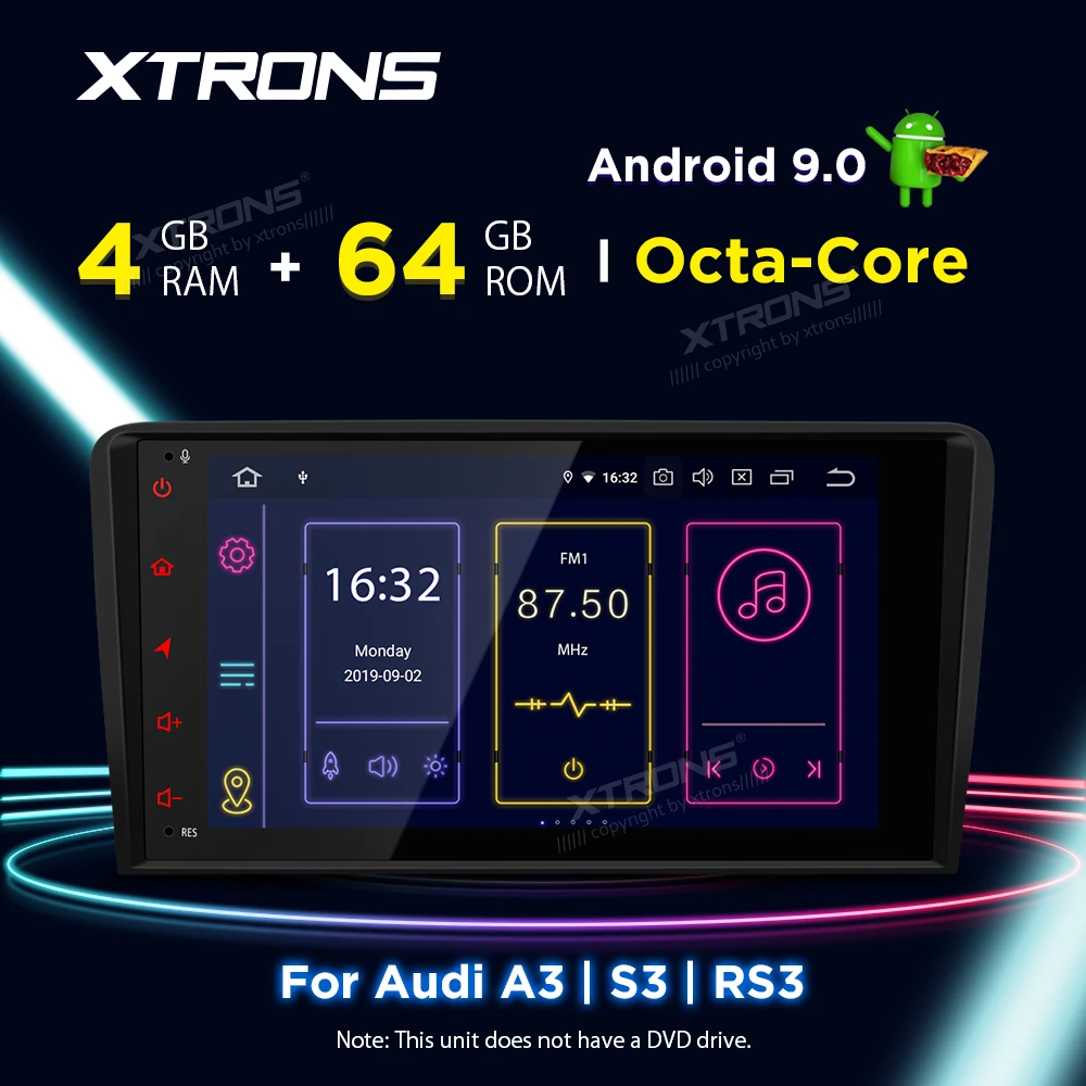 Автомобильная Мультимедийная система XTRONS 8 дюймов Android 9 0 Восьмиядерный