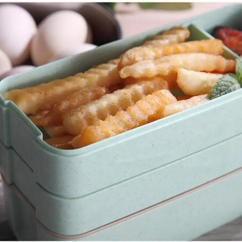 Контейнер для ланча большой емкости портативная не наносящий вреда окружающей