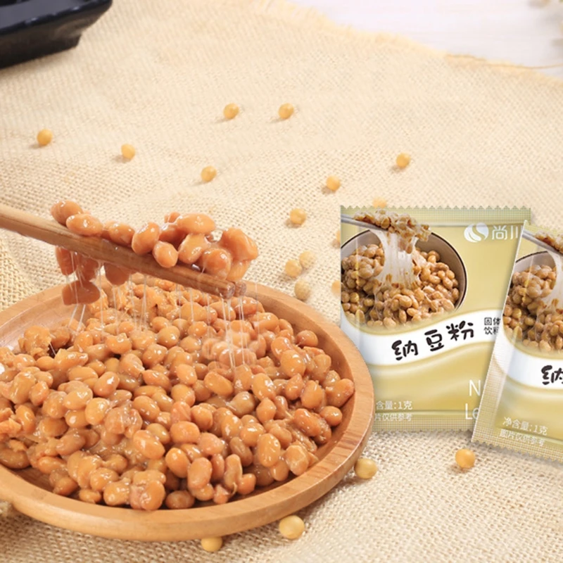 D0AC 10 шт. порошок Natto классическое домашнее питание липкий соевый Bacillus здоровый