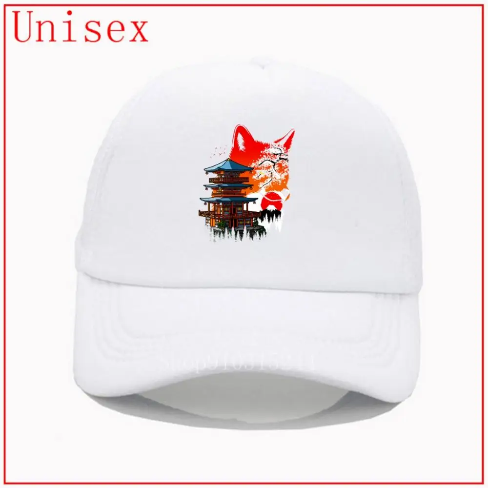 Кепка в виде храма лисы для женщин модная шляпа с козырьком от солнца детская