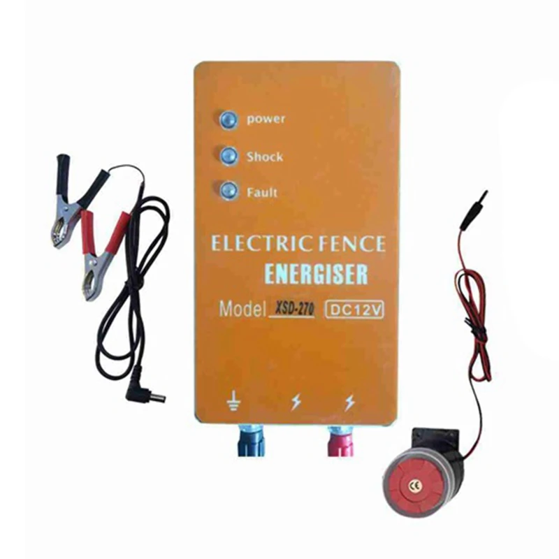 

Promotion! Electric Fence Solar Energizer Charger Controller Horse Cattle Poultry Farm Animal Fence Alarm Livestock Tools,US Plu