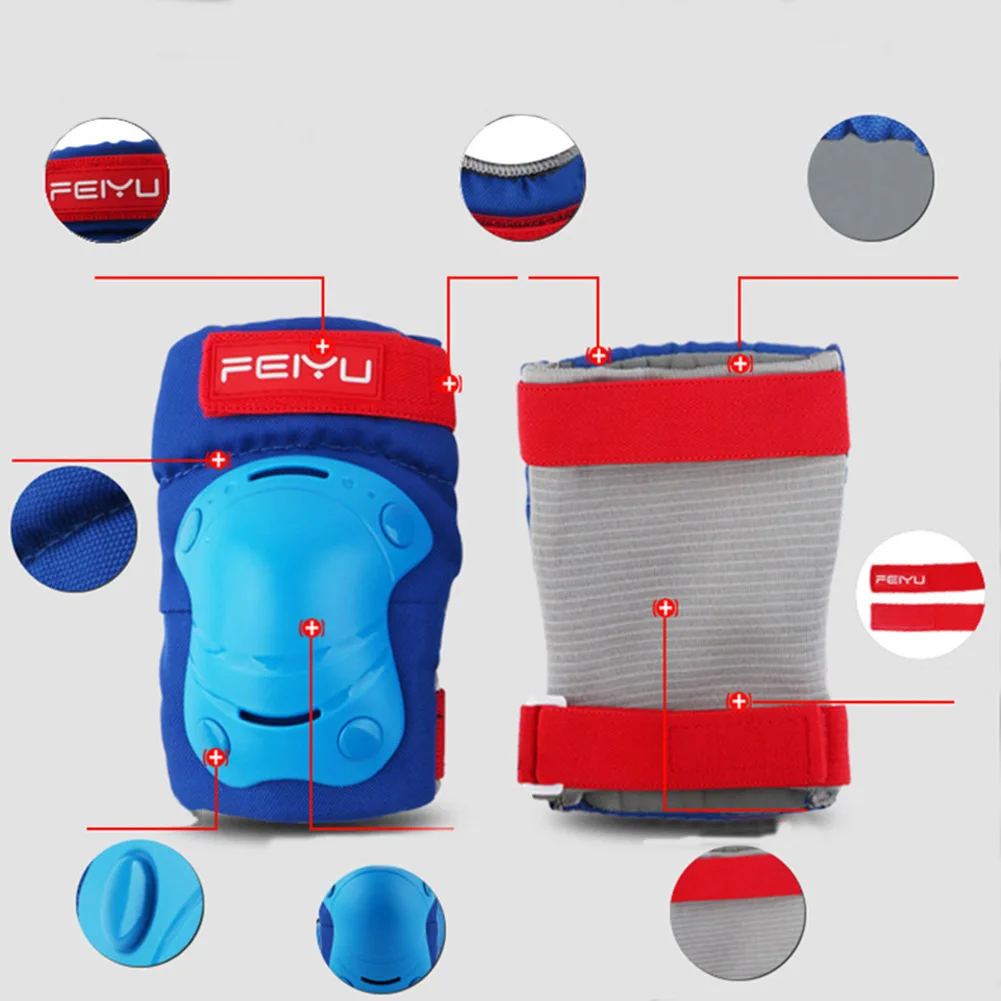 

Elbow Pads and Knee Pads for Kids Warm Support Impact Resistant Protective Gear Set for Outdoor Activities Skating Cycling Gear