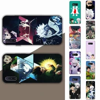 anime hunter x hunter phone case for samsung note 5 7 8 9 10 20 pro plus lite ultra a21 12 72