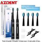 Зубная щетка AZDENT аккумуляторная с зарядкой от USB и 5 режимами работы