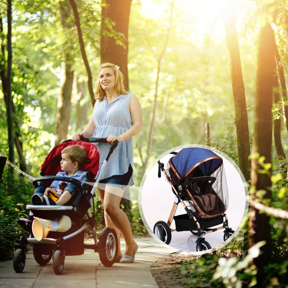 

3Pcs Breathable Full Cover Mosquito Mesh Net Protector for Baby Kids Stroller