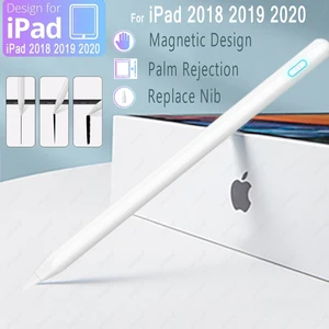 Стилус для iPad Air 4, 10,9 Pro, 11, 12,9, 2021, 2020, 2018, 10,2