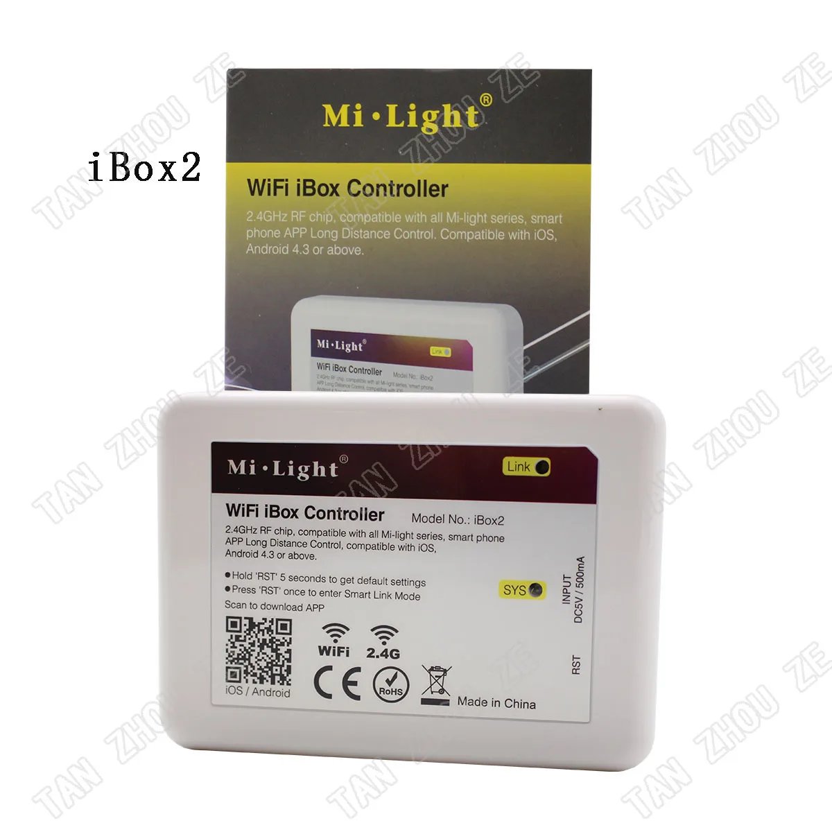 4-Зона CCT Ми свет FUT035 007 iBox2 РЧ-диммер беспроводный контроллер дистанционного управления с регулируемой яркостью со всеми Ми свет лампочка CCT/Светодиодные ленты - Цвет: IBox2 1PCS