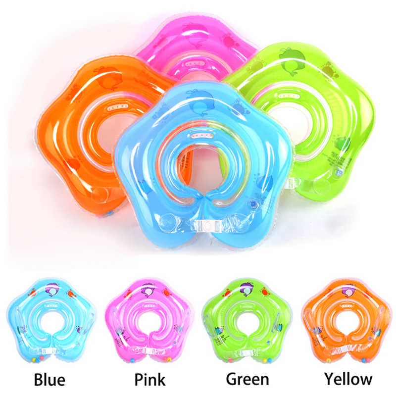 

Swimming Baby Accessories Neck Ring Tube Safety Infant Float Circle for Bathing Inflatable Water Dropshipping Wholesale