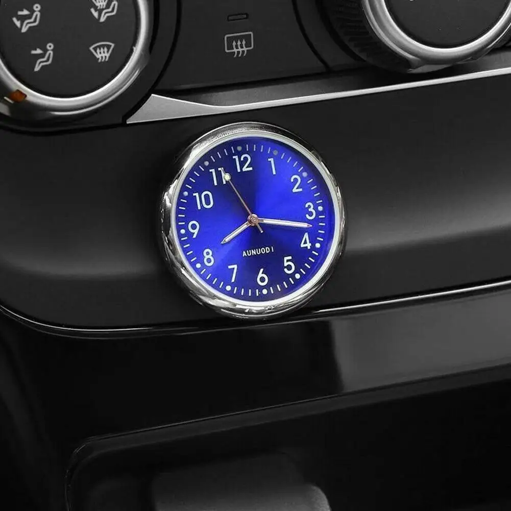 

Universal Car Clock Stick-On Electronic Watch Dashboard Cars For SUV Decoration Noctilucent U8V7