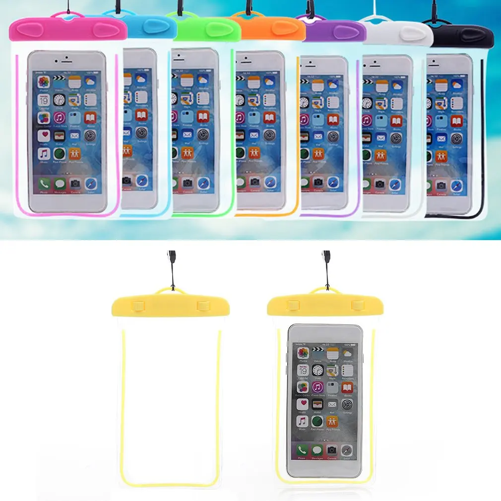 Черный чехол для телефона водонепроницаемая сумка грязеотталкивающий 5 6