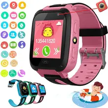 Children Smart Watch GPS Tracker SOS Location Device Tracker Kids Safe Anti-Lost Monitor GSM Smart Watch Phone for Android IOS