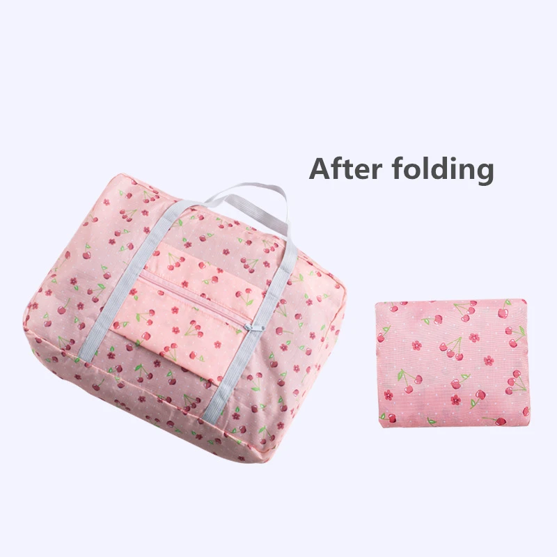 New Folding Clothes Sorting Bag Luggage Storage Organizer Folding Bags Shopping Shoulder Bag Travel Accessories Women Makeup Bag