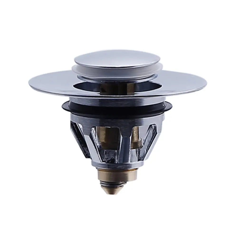 

61*30mm Bounce Core Filter Plug For Flip Cover Washbasin Drain Accessories Bullet Core Thrust Shape Filter Brass Material