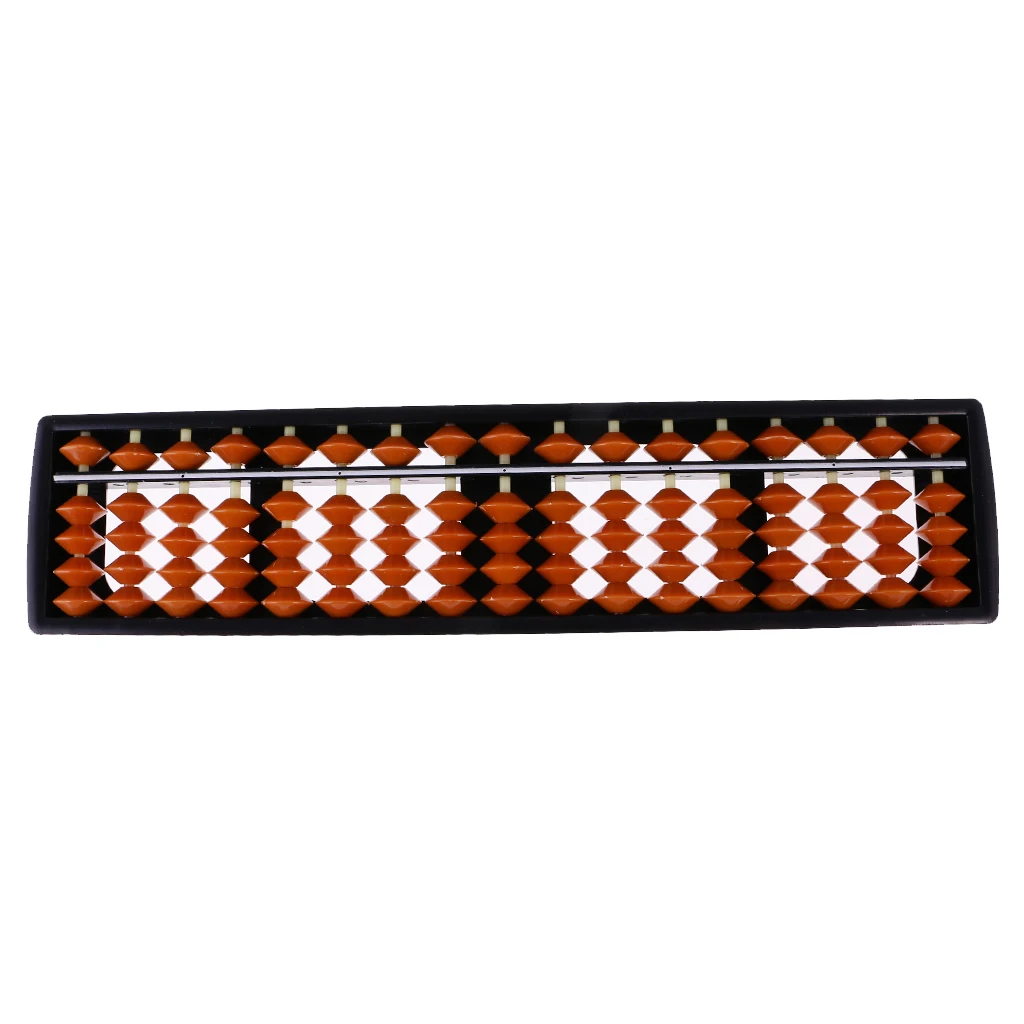 Портативные пластиковые бусины 17 стержней Абакус соробан шт. инструмент для