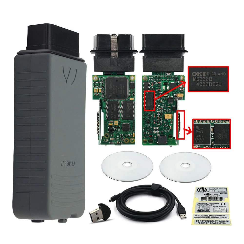 Normal 5054A Новейший 5054A OKI полный чип Bluetooth AMB2300 5054A V5.1.5+ Keygen 6154 UDS для VAG диагностический инструмент - Цвет: Normal 5054A