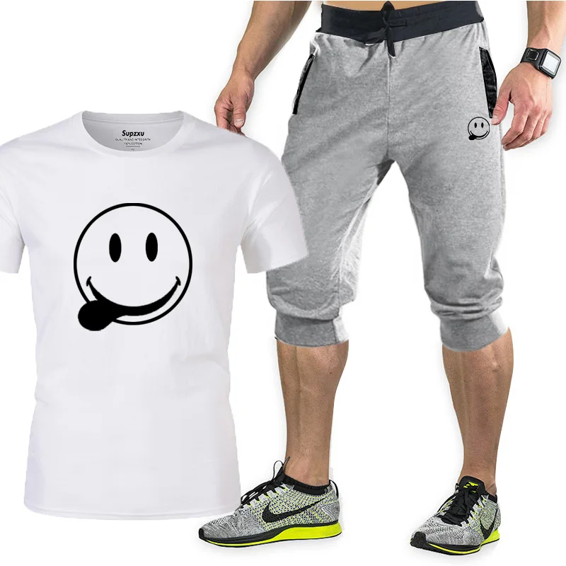 

Комплект спортивной одежды мужской из 2 предметов, Свитшот и брюки, повседневная спортивная одежда, баскетбольная одежда, брендовая одежда ...