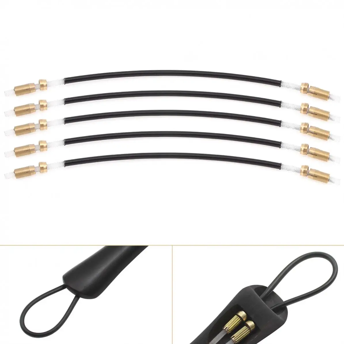 5pcs/lot 3/4-4/4 Non-slip Bendable Nylon Violin Tail Rope Stringed Instruments Accessories | Спорт и развлечения