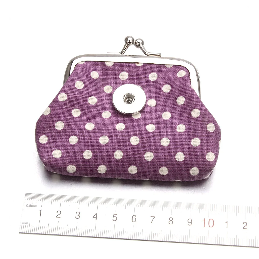 Винтажная сумка с защелкой 4 цвета 18 мм ювелирное изделие пуговицами кошелек для