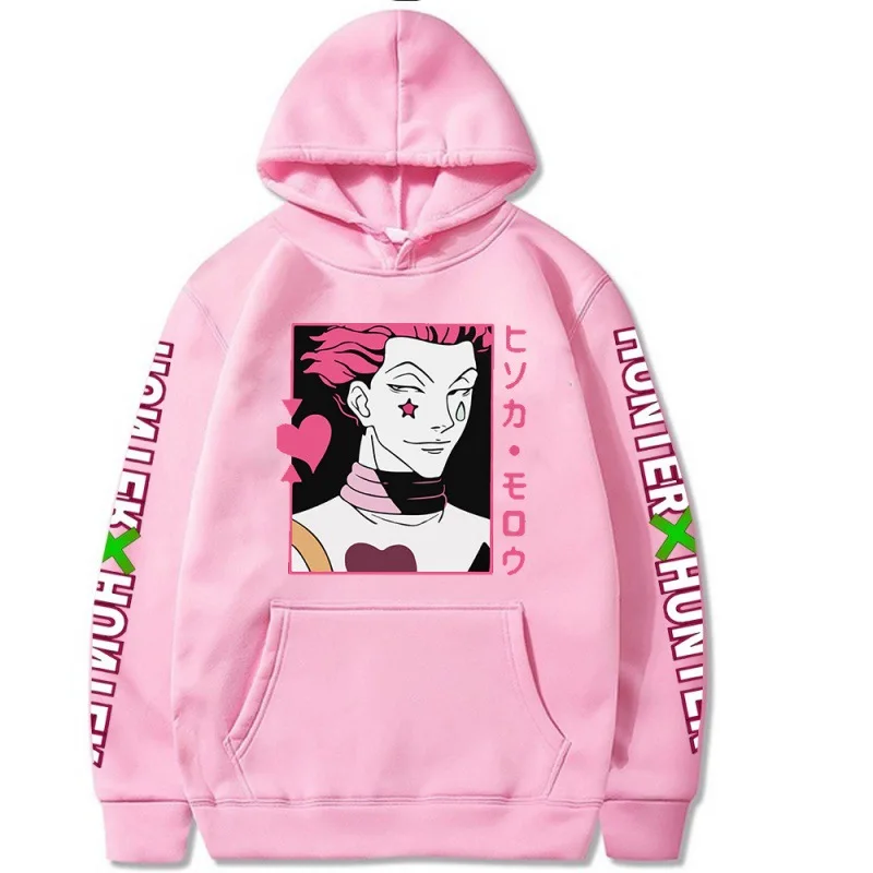 

Japanese Anime Hoodie Hunter X Hunter Hisoka Men Women Fleece Pullovers Hoodies Sweatshirts Printing Hoody Tops